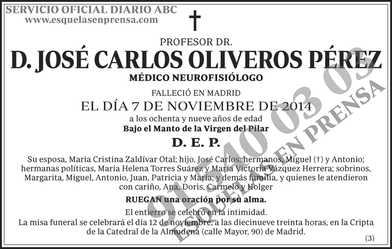 José Carlos Oliveros Pérez